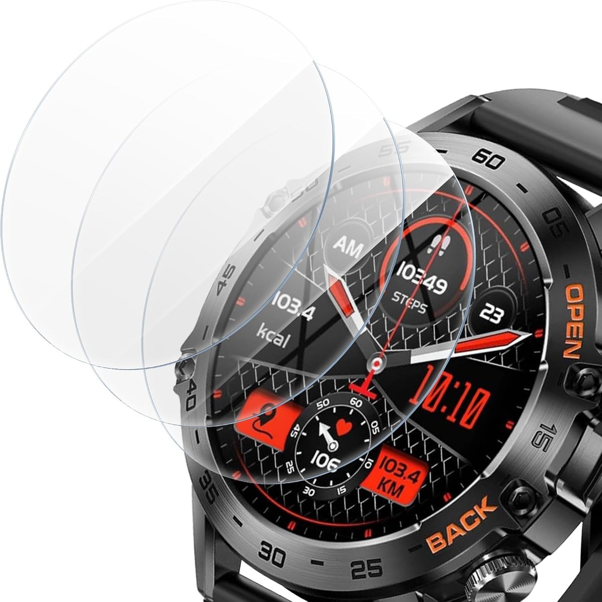 Suoman 1.39" Military Smartwatch Glass