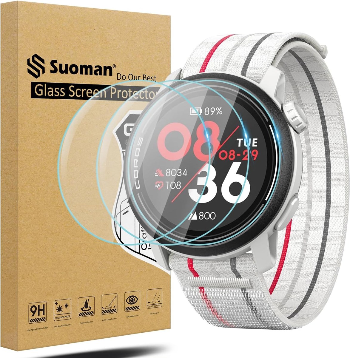 Suoman COROS Pace 3 / Apex 2 Glass