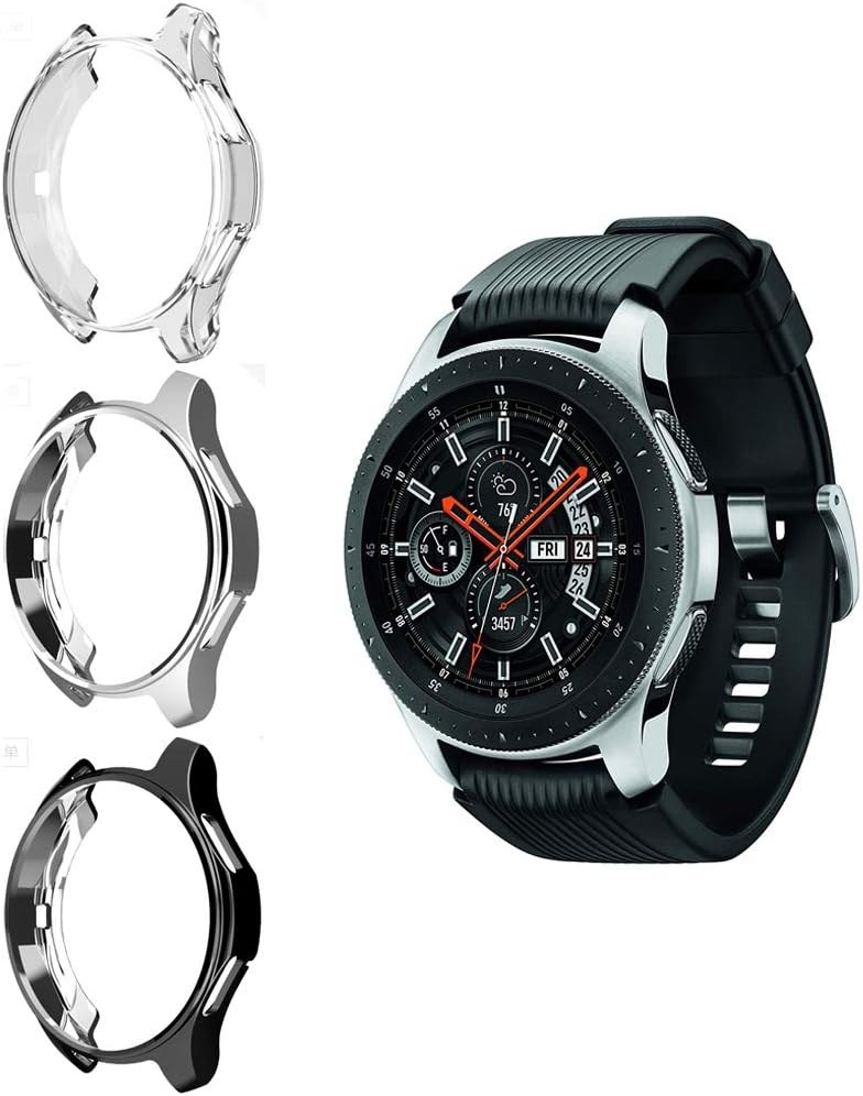Suoman Galaxy Watch 46mm TPU Bumper, 3-Pack