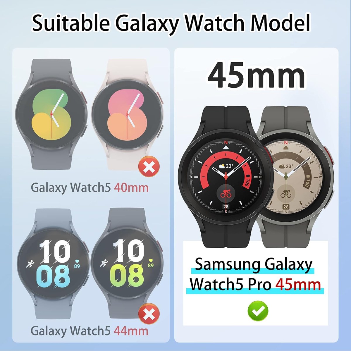 Suoman Watch 5 Pro Glass, 4-Pack detail