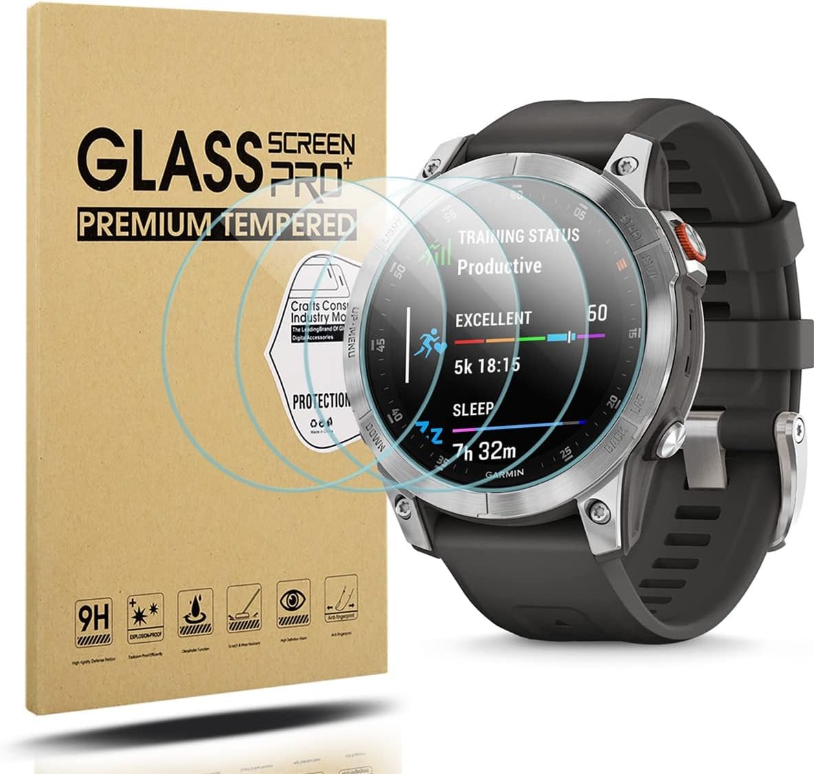 Suoman Epix Gen 2 47mm Glass, 4-Pack