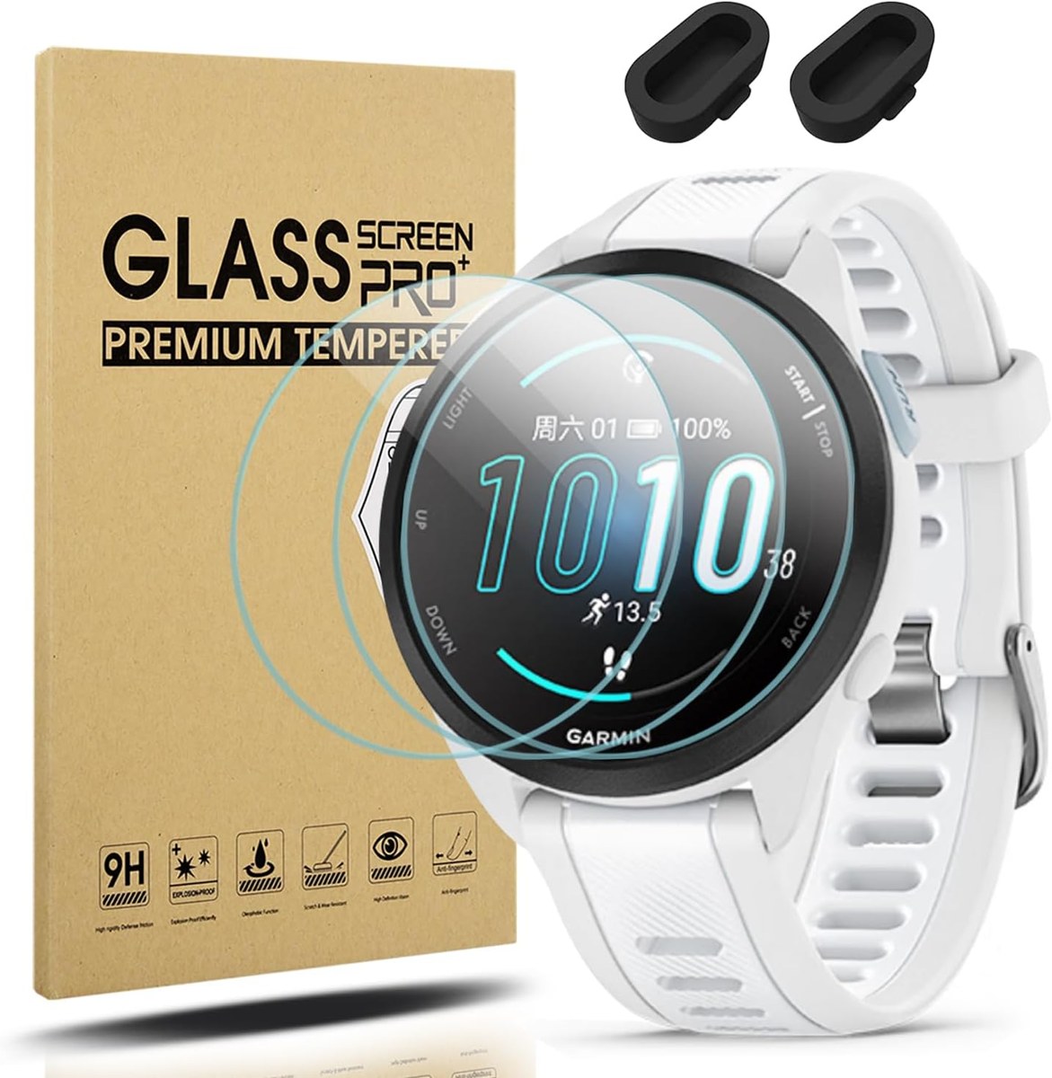 Suoman Forerunner 165 Glass + Port Plugs