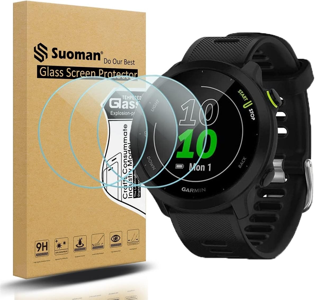 Suoman Forerunner 55 Glass, 3-Pack