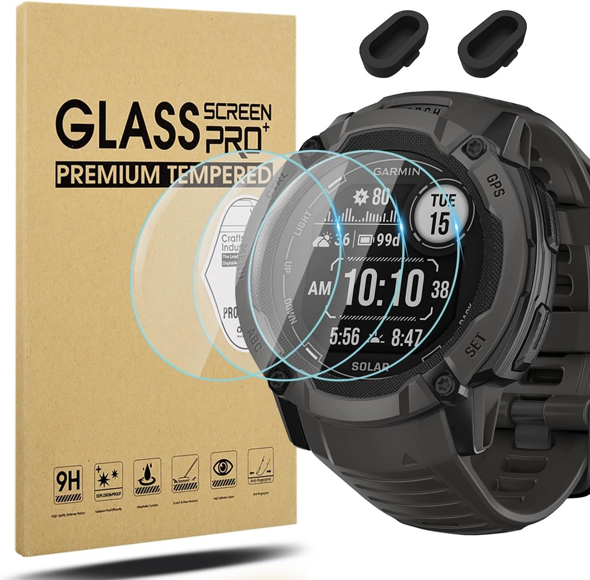 Suoman Instinct 2X Glass + Dust Plugs