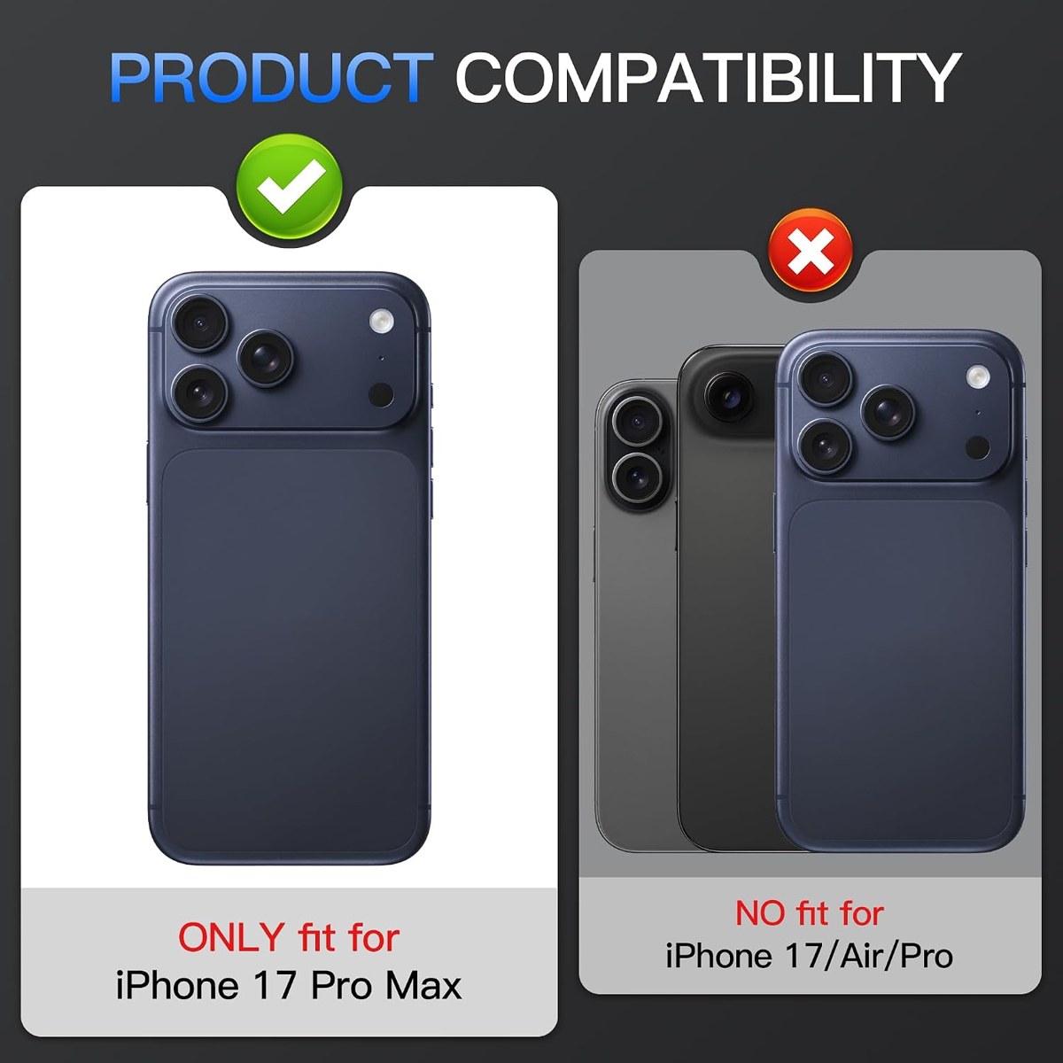 Suoman iPhone 17 Pro Max ND/UV Filter Kit detail